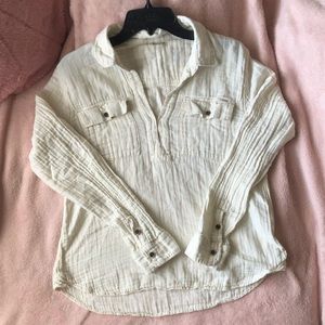 White Frenchie Top by Mother